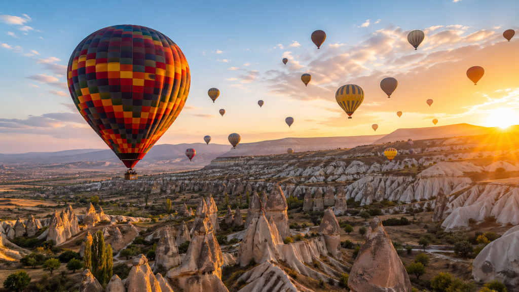 Air balloon cappadocia turkey